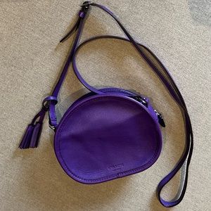 COACH LEGACY CANTEEN ULTRA VIOLET BAG- Mini leather crossbody